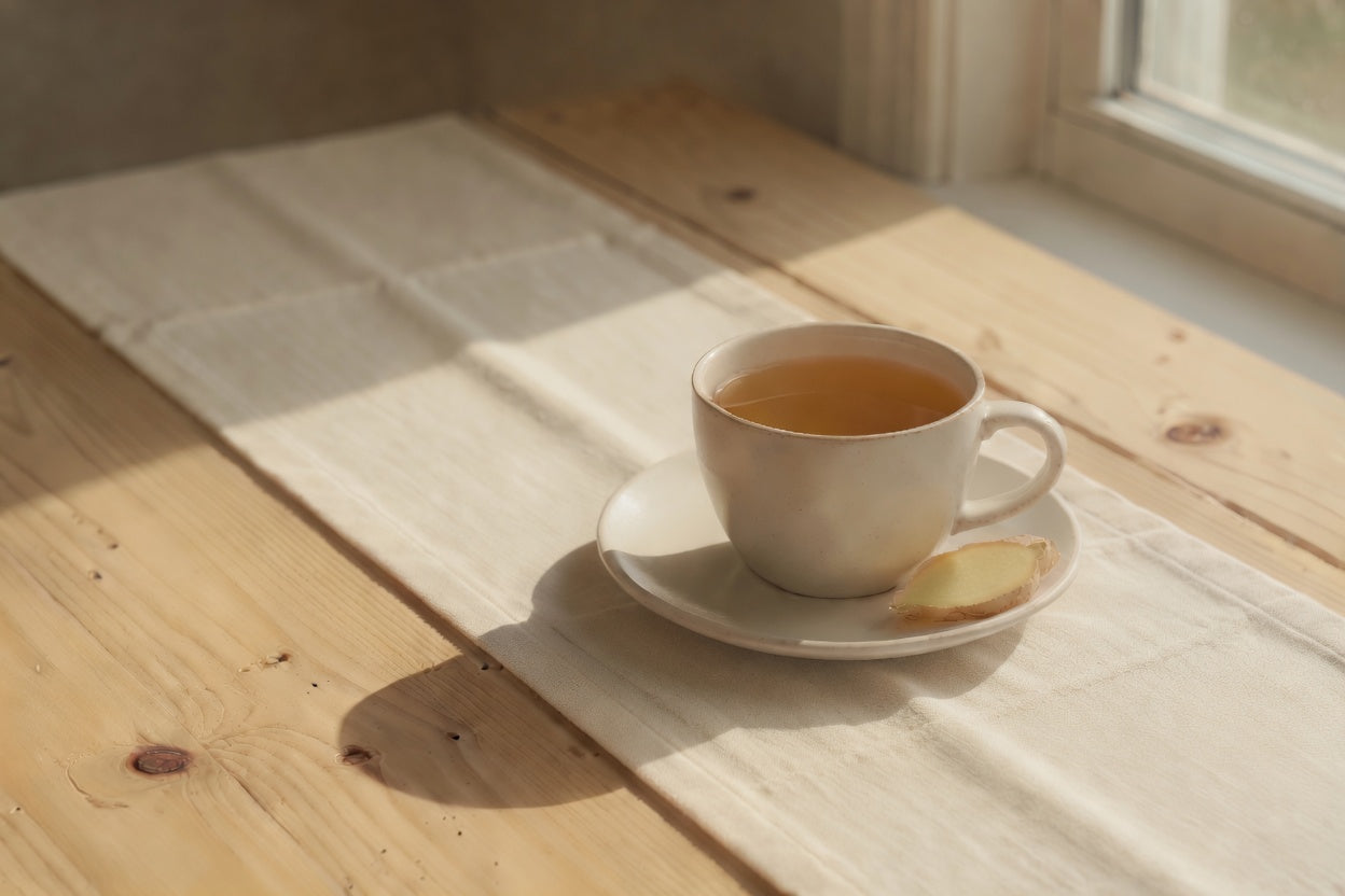 Ginger honey tea