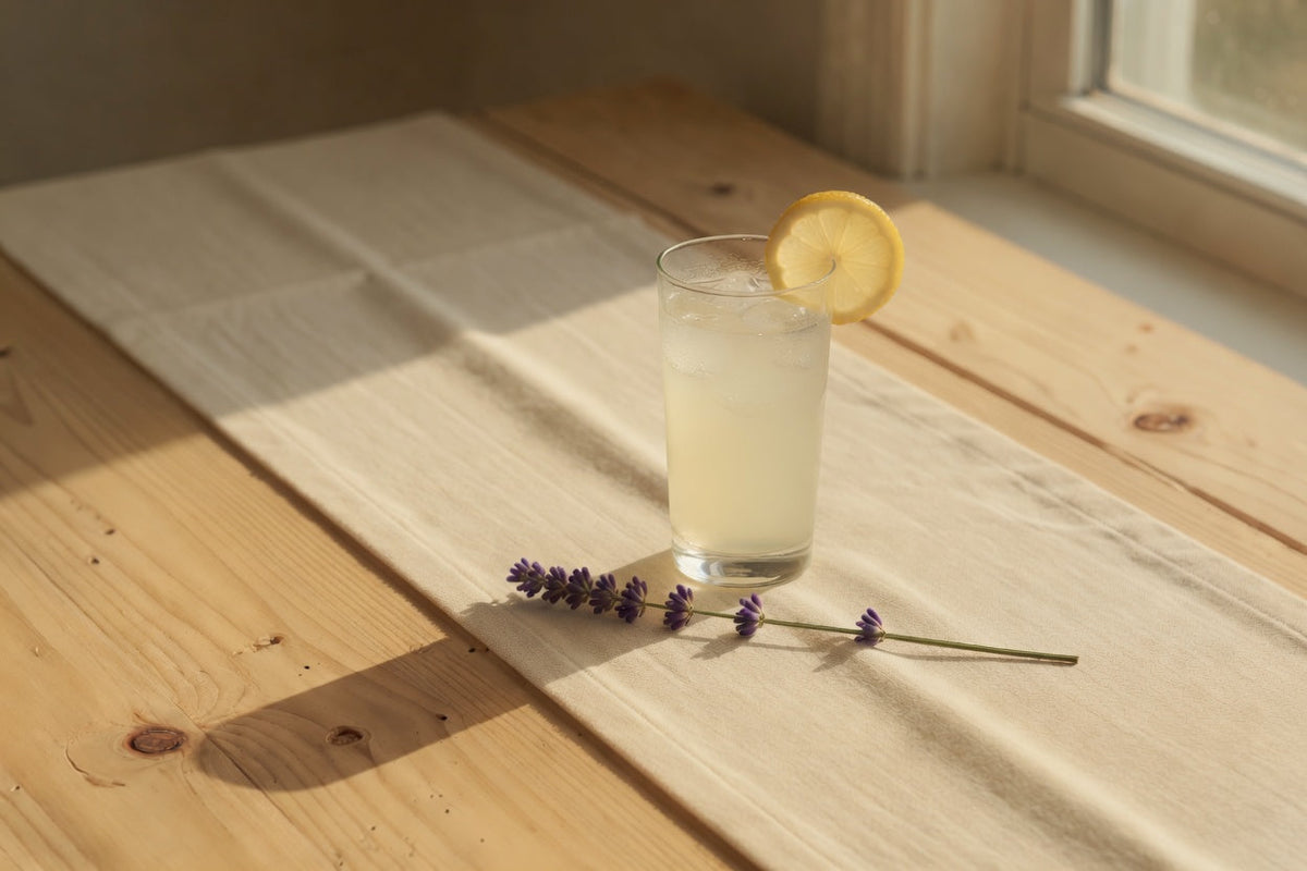Lavender honey lemonade