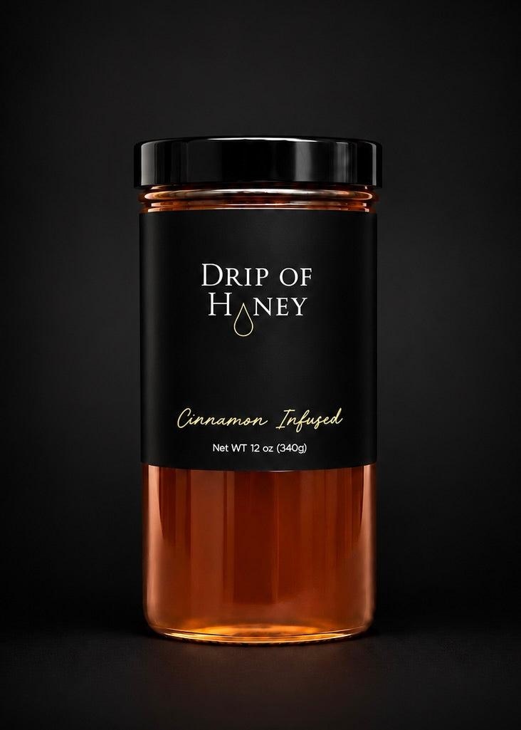 Drip of Honey Cinnamon Infused jar, 12 oz