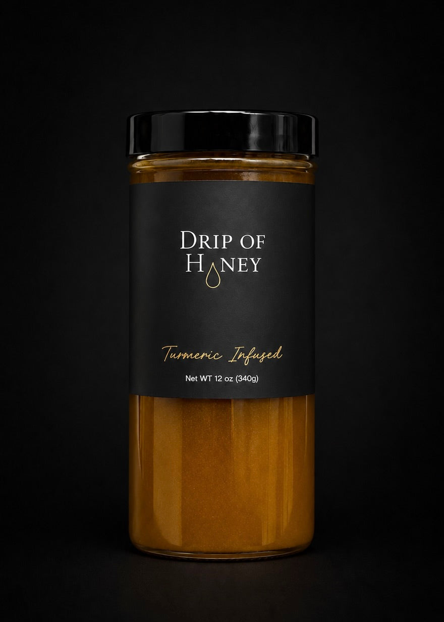 Drip of Honey Turmeric Infused jar, 12 oz